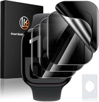 LK 4 Pack for Apple Watch Series 10 Screen Protector 46mm Privacy, HD Ultra-thin [Upgrade Anti-Spy] Soft TPU Film 46mm Apple Watch Screen Protector,Touch Sensitive Anti-Scratch by LK