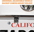 Universal Car Rear View Camera License Plate Bracket, Backup Camera Mount Dash Cam Mirror Cam Accessory Rear Camera Mount with Adjustable Vehicle Backup Camera Mount Holder - Image 7