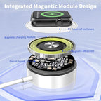 Upgraded【MFi Certified】 Apple Watch Charger Fast Charging Magnetic iWatch Charger with 6FT USB-C to Lightning Cable & 20W USB C Charger Block for iWatch Series Ultra/9/8/7/6/5 & iPhone 14/13/12/11 - Image 5