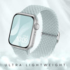 8 Pack Braided Stretchy Solo Loop Compatible with Apple Watch Bands for Women 40mm 38mm 41mm 44mm 46mm 45mm 42mm 49mm Men, Adjustable Sport Elastic Strap for iWatch Series 11 10 9 8 7 6 5 4 3 SE Ultra - Image 4