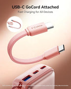 INIU Pocket Size Portable Charger, Ultra Small 10000mAh 45W PD Power Bank, Fast Charging Battery Pack, Travel Essentials Powerbank for iPhone 17 16 Pro Air, Xiaomi 17 Pro Max 16 15 14, S24 etc - Image 6