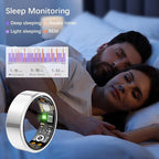Smart Ring for Women Men, Fitness Ring with Heart Rate, Blood Oxygen,Stress, Sleep Tracker, Step Tracker, Fit Ring No Subscription Fee, IP68 Waterproof Smart Ring for iPhone & Android (Silver, 7#) - Image 3