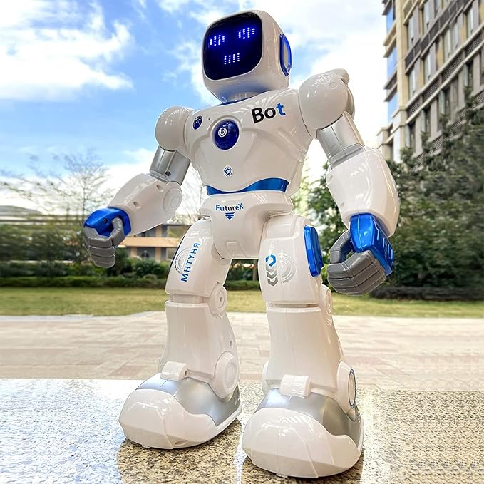 Ruko 1088 Smart Robots for Kids, Large Programmable Interactive RC Robot with Voice Control, APP Control, Present for 4 5 6 7 8 9 Years Old Kids Boys and Girls by Ruko