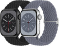 Braided Solo Loop Compatible with Apple Watch Band 38mm 40mm 41mm 42mm 44mm 45mm 46mm 49mm Women Men, Adjustable Stretchy Bands Elastic Sport Strap for iWatch Series 11 10 9 8 7 6 5 4 3 2 SE Ultra 3 2 by Butifacion