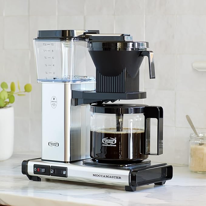 Technivorm Moccamaster 53937 KBGV 10-Cup Coffee Maker Black, 40 Ounce, 1.25l - Image 8