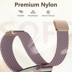 Braided Stretchy Bands Compatible with Apple Watch Bands 40mm 44mm 38mm 41mm 42mm 45mm 46mm 49mm Women Men, Soft Nylon Sport Strap with Magnetic Clasp for iWatch Series 11 10 9 8 SE 7 6 5 4 3 2 Ultra - Image 3