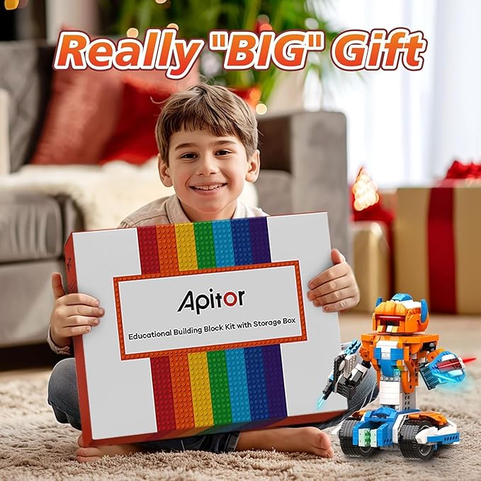 Apitor STEM Robotics Kits, Educational Toy Science Kits with Storage Box, App RC Toys Coding Robots for Kids 8 9 10 11 12 Years Old - Image 3