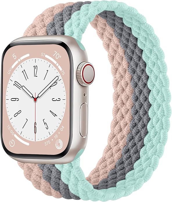 Zedoli Braided Solo Loop Bands Compatible with Apple Watch Band 38mm 40mm 41mm 42mm 44mm 45mm 46mm 49mm Women Men, Stretchy Nylon Sport Elastic Strap for iWatch Series 11 10 9 8 7 6 5 4 3 2 1 SE Ultra by HOME