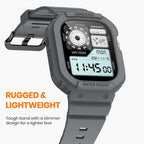 amBand E1 Sport Case Band for Apple Watch Ultra 3/2/1 & SE 3/2/1 & Series 11 10 9 8 7 6 5 4 3 49mm 46mm 45mm 44mm 42mm 41mm 40mm 38mm, Shockproof & Scratch Resistant Rugged Bumper for Men Women - Image 3