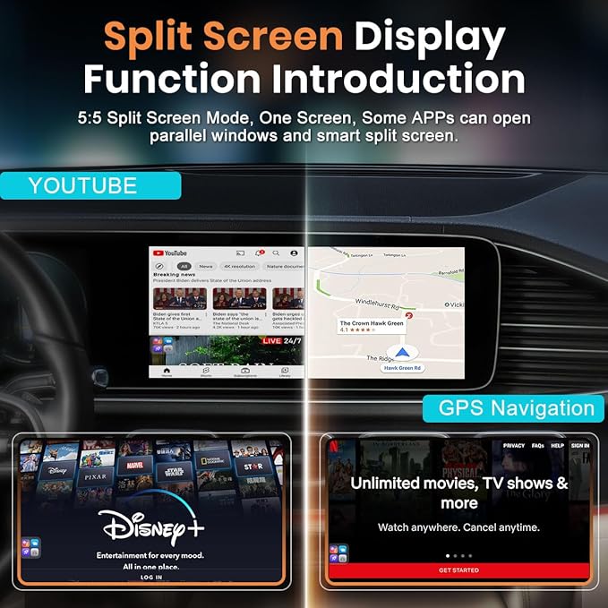 MMB MAX 5.0 Magic Ai Box Wireless Carplay & Android Auto Adapter, Android 13, 8+128GB, 8Core, Multimedia Video Box Support Disney+, NetfIix,YouTube,Live Sports,Google Store,HDMI OTA and More - Image 5