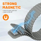Magnetic Sport Bands for Apple Watch Band 40mm 38mm 41mm 42mm 44mm 45mm 46mm iWatch bands for Women Men,Silicone Loop Strap Wristband for Apple Watch Series 11 10 9 8 7 6 5 4 3 SE 3/2nd Ultra/3/2 49mm - Image 2