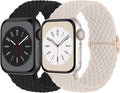 Braided Solo Loop Compatible with Apple Watch Band 38mm 40mm 41mm 42mm 44mm 45mm 46mm 49mm Women Men, Adjustable Stretchy Bands Elastic Sport Strap for iWatch Series 11 10 9 8 7 6 5 4 3 2 SE Ultra 3 2 by Butifacion
