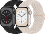 Braided Solo Loop Compatible with Apple Watch Band 38mm 40mm 41mm 42mm 44mm 45mm 46mm 49mm Women Men, Adjustable Stretchy Bands Elastic Sport Strap for iWatch Series 11 10 9 8 7 6 5 4 3 2 SE Ultra 3 2 by Butifacion
