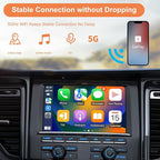Wireless CarPlay Adapter for Apple iPhone IOS7+ Convert Wired to Wireless CarPlay Dongle, Wireless Car Play, Fit for Car with Factory CarPlay Since 2017, Plug and Play - Image 2