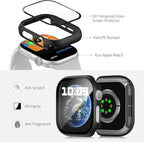 HASDON 12 Pack Case Compatible with Apple Watch Series 11/10 46mm with Tempered Glass Screen Protector, Full Coverage Bumper Hard PC Shockproof Protective Cover for iWatch Series 11/10 46mm - Image 3