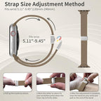 3 Pack Slim Braided Stretchy Bands Compatible with Apple Watch Band 38mm 40mm 41mm 42mm 44mm 45mm 46mm 49mm Women Men, Thin Nylon Magnetic Strap Bands for iWatch Series 10/9/8/7/6/5/4/3/2/1/SE Ultra - Image 5