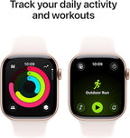 Apple Watch Series 11 [GPS + Cellular 42mm] Smartwatch with Rose Gold Aluminum Case w Light Blush Sport Band - S/M. Sleep Score, Fitness Tracker, Health Monitoring, Always-On Display, Water Resistant - Image 4
