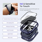 Goton Privacy Waterproof Case Compatible for Apple Watch Series 11/10 Screen Protector 42mm, Anti Spy Face Cover Back Bumper for iWatch Accessories - Image 8