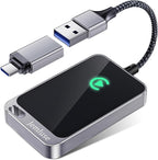 Jemluse Wireless CarPlay Adapter for Apple iPhone - Multi-User Seamless Connection for Convert Wired to Wireless Car Play Adapter - No Latency from iOS 10+ to Screen w/USB C (Silver) by JemluseCarPlayPro
