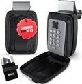 Superlit Car Lock Box - Turo Key Lock Box for Car Window for Rentals & Rideshare, anti-theft Car Device for Vehicles Waterproof Lockbox for Car Keys with RFID Signal Blocker Pouch - Standard by SUPERLIT