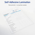 Avery Clear Laminating Sheets, 9" x 12", Permanent Self-Adhesive, 50 Self-Laminating Sheets, Great for Protecting Documents, Photos, and Signs More (73601) - Image 3
