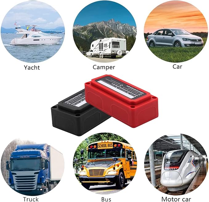 300A Bus Bar 12V DC Waterproof Power Distribution Block with 4 x 3/8" (M10) Terminal Studs Heavy Duty Battery Terminal Block 12v Junction Block for Automotive Marine RV(Positive & Ground) - Image 8