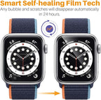 LK [8 Pack Apple Watch 40mm Screen Protector Compatible for Apple Watch Series 6/5 / SE 2 / SE 40mm Series 7 41mm, Self-Healing TPU Material, Scratch-Resistant, Bubble-Free, Ultra-Thin Film, - Image 2