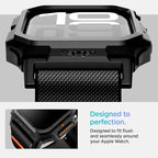 Spigen for Apple Watch Band, Lite Fit Pro Case and Strap Compatible with Ultra, Series Durable TPU Cover with Lightweight Fabric Strap - Image 7