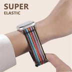 Braided Stretchy Band Compatible with Apple Watch Bands 38mm 40mm 41mm 42mm 44mm 45mm 46mm 49mm for Women Men, Adjustable Nylon Solo Loop Elastic Straps for iWatch Series 10 9 8 7 6 5 4 3 2 1 SE Ultra - Image 5