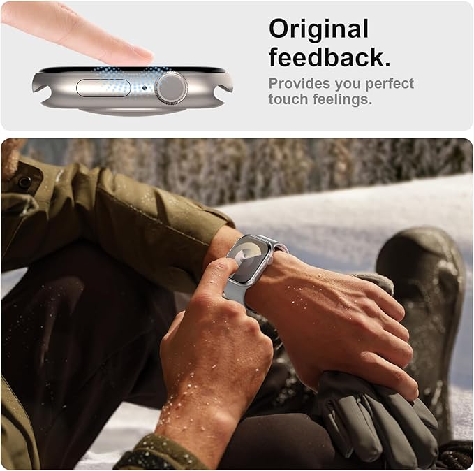 SWUU 6 Pack TPU Screen Protector Compatible with Apple Watch Series 11/10 42mm Screen Protector, Waterproof HD Soft Film for iWatch 11/10 42mm Clear - Image 4