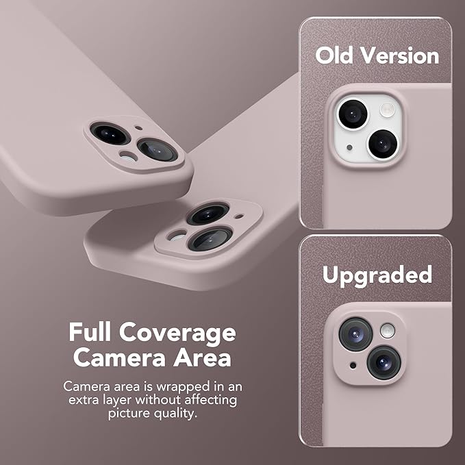 Magnetic for iPhone 14 Case, Compatible with MagSafe, [Full Camera Protection][Screen Protector] Silicone Shockproof Protective Phone Case for iPhone 14 6.1 inch, Hazel - Image 4