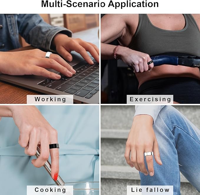 5 Pack Ring Cover Compatible with Oura Ring Gen 4/Oura Ring Gen 3 Horizon/Heritage, Abrasion-Resistant TPU Case for Oura Ring Protector Accessories for Oura Size 10 - Image 7
