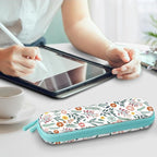 Fintie Holder Case for Apple Pencil Pro, Apple Pencil (USB-C / 1st / 2nd Generation), PU Leather Carrying Bag Sleeve Compatible with Pen, USB Cable, Samsung Stylus, Spring Bloom - Image 5