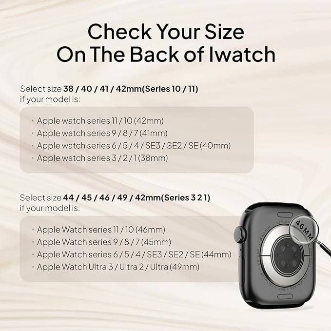 5 Pack Slim Braided Stretchy Bands Compatible with Apple Watch Band 40mm 41mm 42mm 38mm 44mm 45mm 46mm 49mm Women Men, Thin Elastic Nylon Solo Loop Straps for iWatch Series 10 9 8 7 6 5 4 3 11 SE 2/1 - Image 4