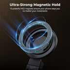 SMALLRIG Desktop Clamp Magic Arm Kit for MagSafe for iPhone, 67cm Two-Stage Adjustable Flexible Arm with Secure Grip for Smartphone, Webcam, Action Cameras - 5626 - Image 6