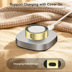 3 Pack Ring Cover Compatible with Oura Ring Gen 4/Oura Ring Gen 3 Horizon/Heritage-Size 8,Support Charging with Cover on,Anti-Scratch Ultra-Thin TPU Ring Protector for Men Women,Gold+Silver+Black - Image 4