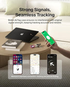 Belkin Apple AirTag Secure Holder with Key Ring - Durable, Scratch-Resistant Case with Open Face & Raised Edges - Protective AirTag Keychain Holder Accessory for Keys, Pets, Luggage, & More - Pink - Image 6