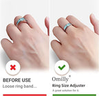 Ring Sizer Adjuster for Loose Rings, 64-Piece Set with 3 Types (Spiral Coils, Ring Guards, Sizing Strips) Fits Ring Widths 1-10mm, Invisible Resizing Solution for Women & Men - Image 4