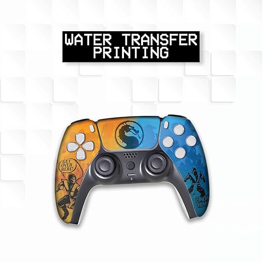 Morrtal Kommbat Custom PS-5 Controller Wireless compatible with Play-Station 5 Console by BCB Controllers | Proudly Customized in USA with Permanent HYDRODIP (NOT JUST A SKIN)(MODDED) - Image 4