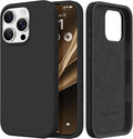 GolbinBox Magnetic for iPhone 16 Pro Max Case, Compatible with MagSafe, [Soft Anti-Scratch Microfiber Lining], Liquid Silicone Shockproof Protective Phone Case for iPhone 16 Pro Max, Black by GolbinBox