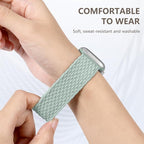 Zedoli Braided Solo Loop Bands Compatible with Apple Watch Band 38mm 40mm 41mm 42mm 44mm 45mm 46mm 49mm Women Men, Stretchy Nylon Sport Elastic Strap for iWatch Series 11 10 9 8 7 6 5 4 3 2 1 SE Ultra - Image 3