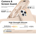GolbinBox Magnetic for iPhone 16 Pro Case, Compatible with MagSafe, [Soft Anti-Scratch Microfiber Lining], Liquid Silicone Shockproof Protective Phone Case for iPhone 16 Pro 6.3", Sunny - Image 5