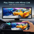 Wireless Carplay Screen for Car with 4K Dash Cam, 11.26 inch Portable A-pple CarPlay & Android Auto in Cell Touchscreen with Backup Camera, Mirror Link/Navigation/Bluetooth/Siri/FM - Image 7