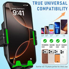 WUITIN Heavy Duty Phone Holder - Long Arm, Anti-Shake Suction Cup, Compatible with All Phones & Vehicles - Image 5