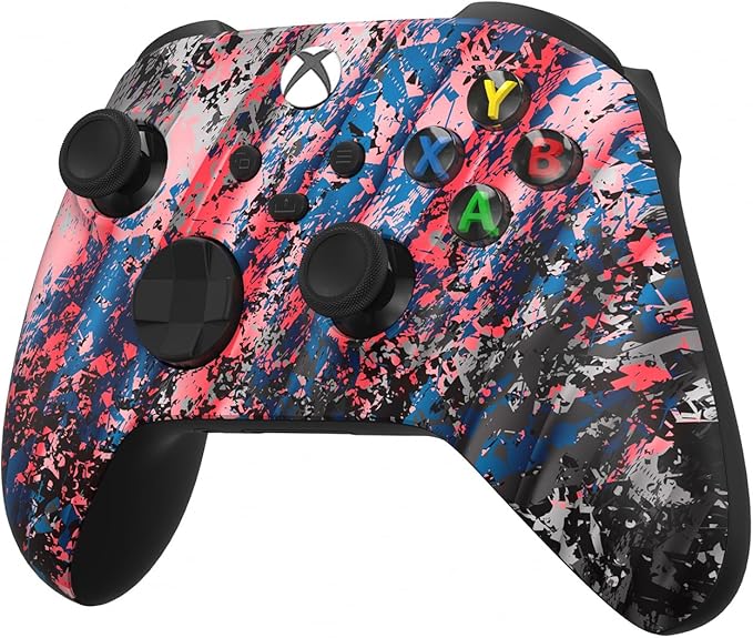 Custom Controllerzz Wireless Controller for Microsoft Xbox Series X/S & Xbox One - Custom Soft Touch Feel - Custom Series X/S Controller (X/S Glacier Burn) - Image 3