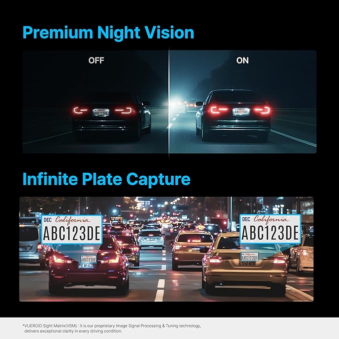 S1 4K Infinite 1 Channel Dash Cam Front Car Camera, 4K Dash Camera for Cars, STARVIS 2, Night Vision, 24/7 Parking Mode, 5G WiFi GPS, Car Surveillance Camera - Image 3