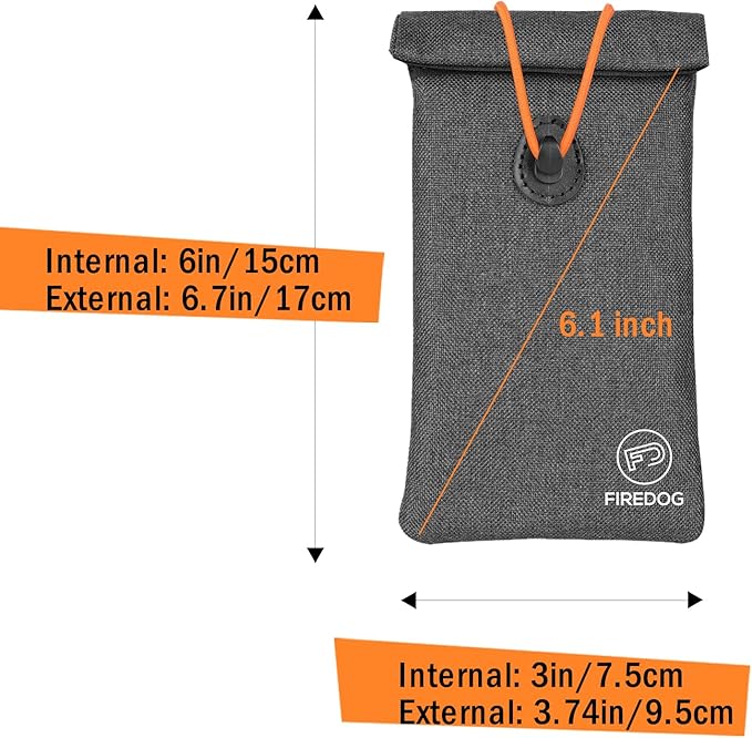 FIREDOG Faraday Pouch for Car Keys and Smartphone, Key Signal Blocking Bag, Cell Phone Keyless Entry Fob Signal Blocking Bag - Image 5