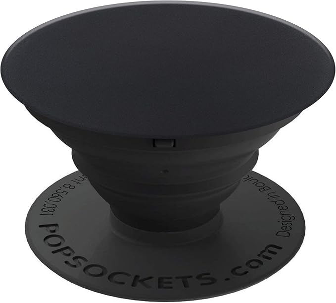 PopSockets: Collapsible Grip & Stand for Phones and Tablets - Aluminum Black by PopSockets