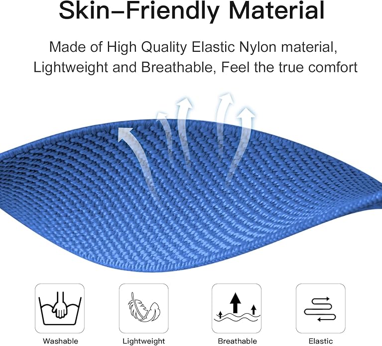 5 Pack Stretchy Nylon Band Compatible with Apple Watch Bands 40mm 41mm 42mm 44mm 45mm 46mm 49mm 38mm for Women Men, Braided Solo Loop Strap for iWatch SE3 2, Ultra3 2 1, Series 11 10 9 8 7 6 5 4 3 2 1 - Image 3