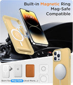 Temdan Magnetic Compatible with iPhone 14 Pro Max Case, [Built-in Invisible Kickstand][Compatible with MagSafe] [Military Grade Shockproof] Slim Translucent Matte Phone Case for iPhone 14 Pro Max 6.7" - Image 5